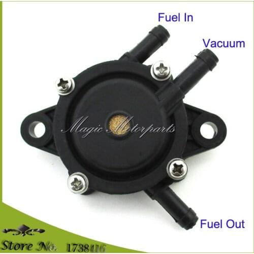 Black Fuel Pump For Kohler 24 393 04-S 16-S Small Engine Lawn Mower Tractor