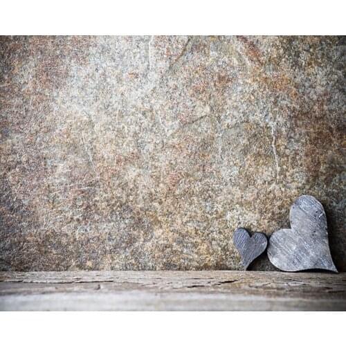 VinylBDS Brick Stone Wall Photo Backdrop Retro Photo Scenic Background Backdrop Love For Wedding