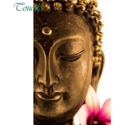 Diy 5d diamond Paintings Buddha orchid Wall Art Decoration,Home Decor diamond embroidery Modern Wall Picture home decor stickers