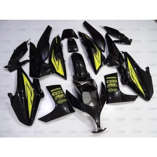 For YAMAHA TMAX500 2008 - 2012 Fairings T-MAX500 11 10 Motorcycle Fairing TMAX 500 2011 Black Yellow Motorcycle Fairing