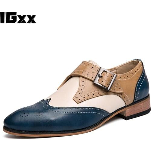 IGxx Mens Leather Shoes