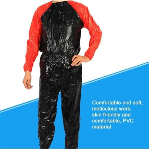 Sauna Suits Waterproof Fitness Weight Loss Exercise Sweat Track Fitness Weight Loss Exercise Sport Sauna Workout Suit