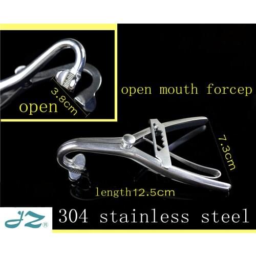 JZ medical dental oral cavity instrument Mouth Open Mouthpiece Expander Teeth tool Practice open mouth forceps type Retractor