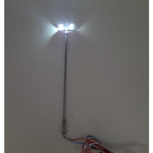 4 PCS HO Scale Model lighting tower,Model Street Lights Layout Lamppost Train/Garden/Playground/Stadium Overhead Lights