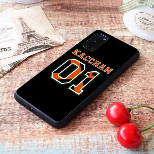 For Samsung Galaxy Kacchan Bakugo Jersey Soft TPU border Samsung Galaxy Case