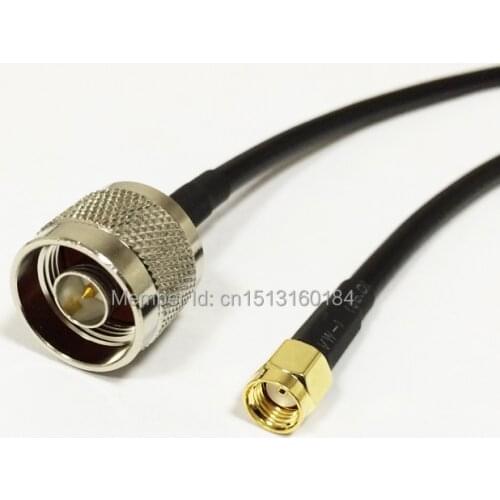 New Modem Coaxial Cable RP-SMA Male Plug Switch N Male Plug RG58 Cable Pigtail 50CM 20" Adapter for wifi work