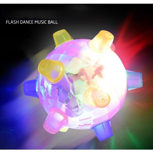Peculiar Creative Children Luminous toy Glowing Toys Flashing Jumping Ball New Peculiar Music dancing ball ball bounce flash