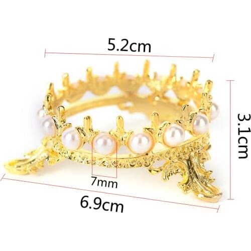 New Acrylic Crown Design Nail Art Pen Holder Set Pen Displayer Stand Tools UV Gel Pen Holders For Desk Decorations