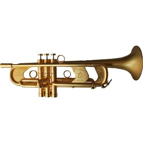 Professional Grade dotted gold Super Heavy trim trumpet