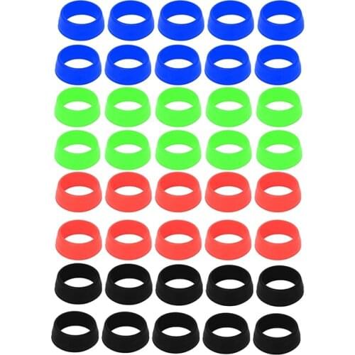 10Pcs Bike Seatpost Dust Cover Ring Soft Silicone 25-30mm Waterproof Bicycle Seatpost Cover for MTB Road Bike