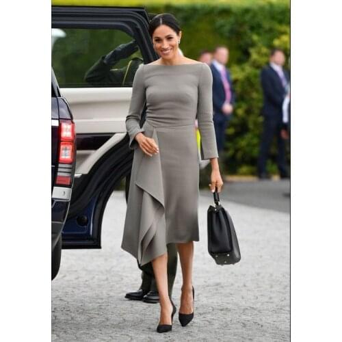 Grey Mother of the Bride Dresses Tea Length 2021 Wedding Party Gown vestido de madrinha Formal Wedding Party Gowns