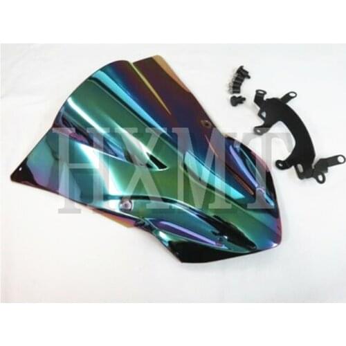 For Kawasaki Ninja Z900 Z 900 ZR900 ZR 900 2017 2018 2019 Motorcycle Bike Windshield WindScreen Windproof Double Bubble