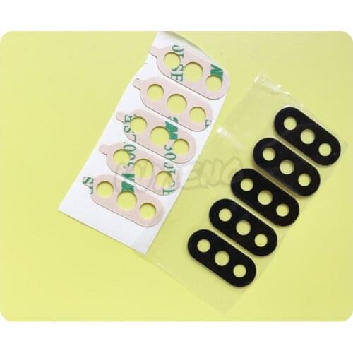 Wyieno 2Pcs/Lot Note5 Real Camera Glass Lens For Redmi Note 5 Pro Back Rear Camera Lens With Glue Tracking