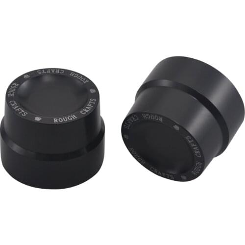 Motorcycle parts Aluminum Front & Rear Axle Nut Covers Caps Rough Craft Carving For Harley Sportster 883 1200 48 72 Dyna Softail