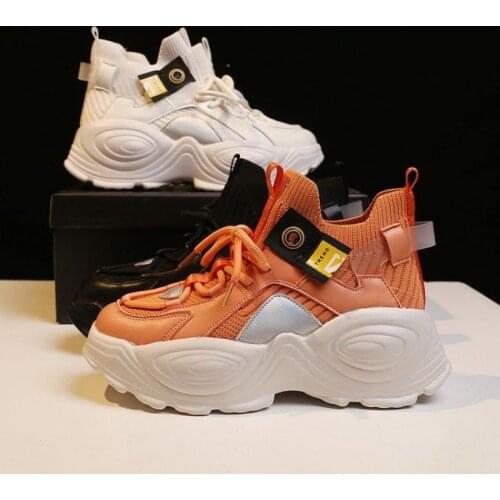 Autumn New Chunky Sports Sneakers for Women Slip on Platform Walking Running Womens Shoes Casual Fashion Trainers