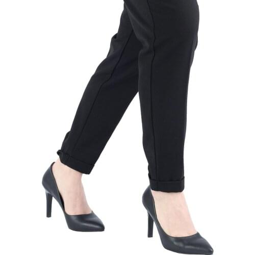 Modabuymus Black Stiletto Heels Women Shoes-Anger