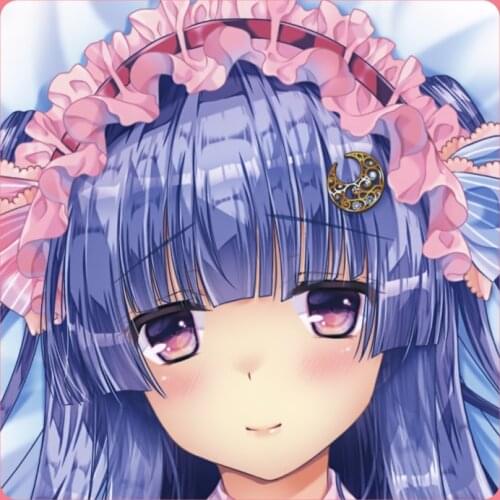 2022 Anime Touhou Project Patchouli Knowledge Cosplay Dakimakura 2WAY Hugging Body Pillow Case Otaku Pillow Cushion Cover NEW
