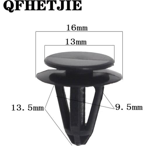 Automotive Fastener Clip 100pcs YT-1494 Car Door Panel Interior Panel Fixed Rivet for Mercedes-Benz Car Interior Clip