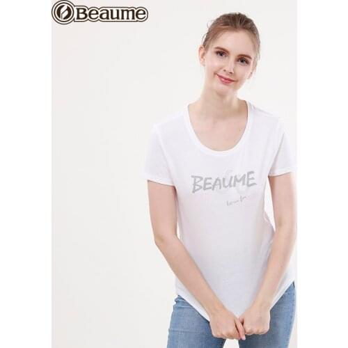 Beaume Brand Women Camping Hiking T-Shirts Fashion Print Breathable Short Sleeve Tees FEB82132