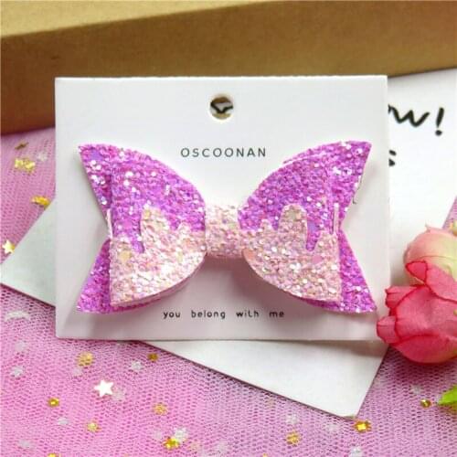 1 Piece Lovely Fish Flash Ties Bows Elastic Bands For Baby Girls Hairpin Creativity Pink Clip Scrunchy Kids Hair Accessories NEW