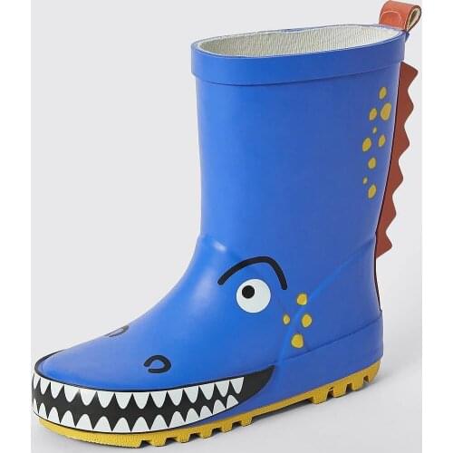 Unicorn Kids Rain Boots Boy Girl Waterproof Shoes New Cartoon Printed Fashion Childrens Rubber Boots Non-slip Baby Water Shoes