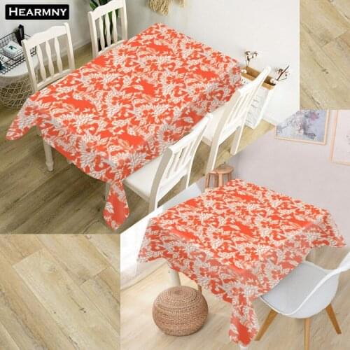 Geometric Pattern Flowers Tablecloth New Year Decorations Home Rectangular Party Table Covers Office Plain Kitchen Dining Table