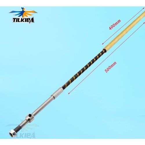 6.35mm 1/4" Flexible Shaft Length About 600mm Flex Shaft Cable 500mm Left/Right With Pipe Brass Tube for gas Nitro Rc Boat