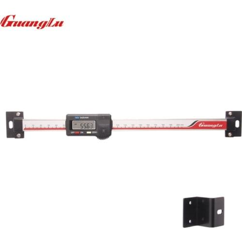 GUANGLU 0-200mm Digital Scale Unit Horizontal Type Stainless Steel LCD Display Inch/MM Machinist Tool
