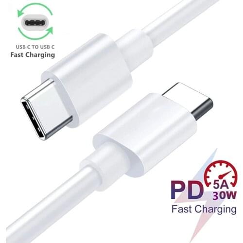 1M 1.5M For Samsung Cable Fast Quick Charging Usb Type C To Usb C Cabos For Galaxy A80 A70 A60 A50 A42 A32 M51 M31s Data Cable