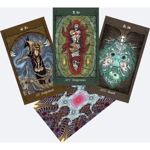 Star Movement Tarot 23 PCS/Set Cards Tarot Board Game Chinese/English Edition Cards Game Matel Box