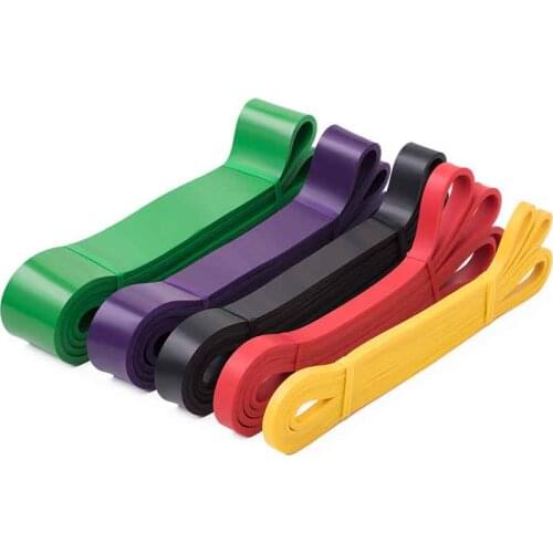 Latex Elastic Resistance Rope Fitness Tension Bands Strength Training Gym Home Exercise Workout Pulling Yoga 2080mm Ring Tape