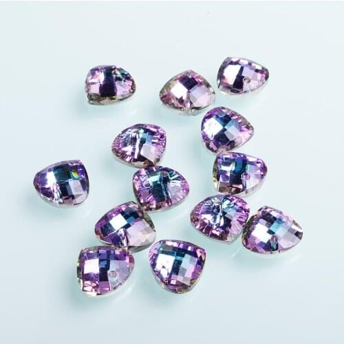 Wholesale 14mm Faceted Crystal Beads Pendant Glass Beads For Jewelry Making