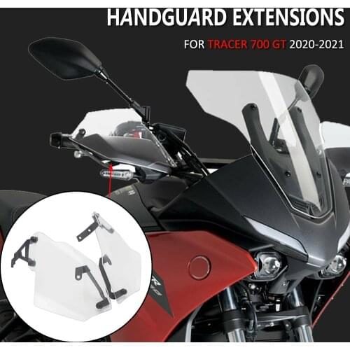Handguard Extensions Hand Shield Protector Windshield FOR TRACER 700 GT TRACER 7 GT 2020 2021