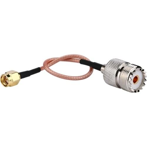 RF Pigtail Cable SMA Male To UHF SO239 (PL259) Female crimp RG316 8" 20CM RF Pigtail Jumper Cable Fast ship