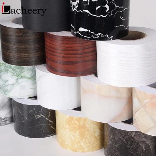 Modern Self-adhesive Film Wallpaper PVC Waterproof Waist Line Wall Sticker Living room Corridor Border Decorative Floor Skirting