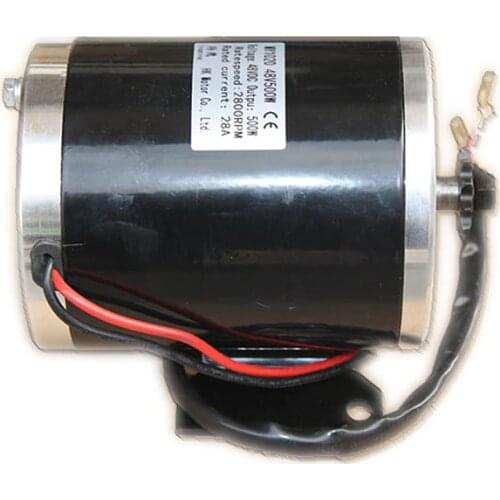 Brushed High Speed DC Motor MY1020 24V 36V 48V 500W-1000W Motor Motorhome Accessories Motor Miniature Tools