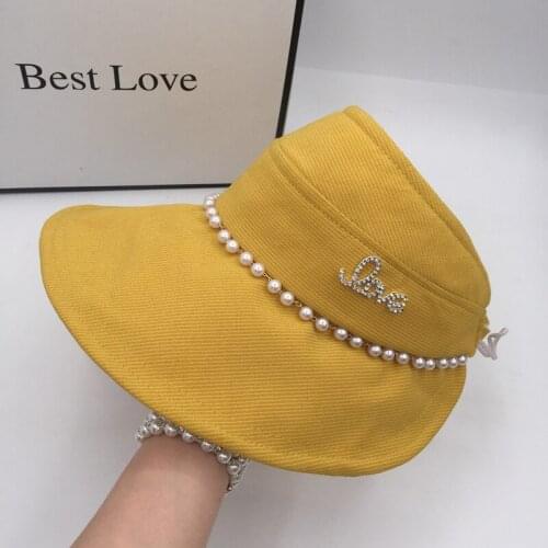 Spring summer pure cotton large eaves womens sun hat without top gift hat sunscreen