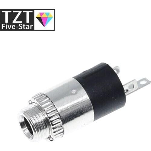 10Pcs PJ392 3.5MM Stereo Female Sockect Jack with Screw 3.5 Audio Headphone Connector PJ-392 Cylindrical Socket