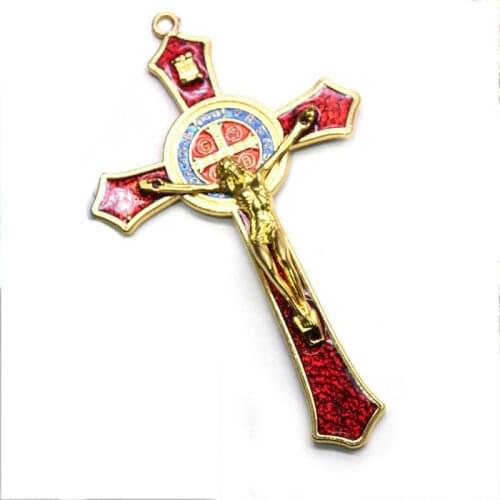 12x7cm metal cross of Jesus Christ crucifix religion prayer