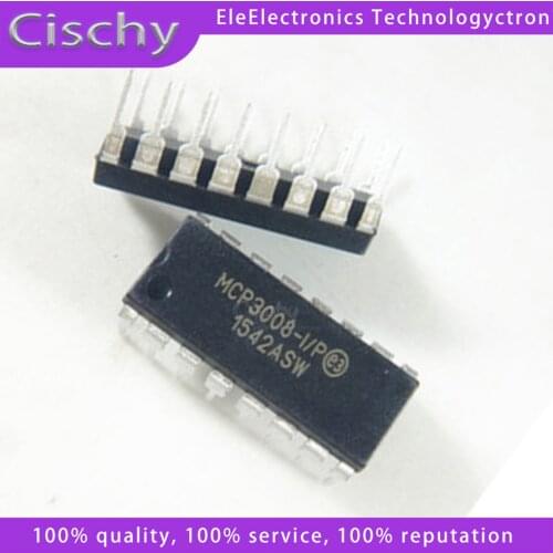 2pcs MCP3008-I/P MCP3008 DIP-16 In Stock
