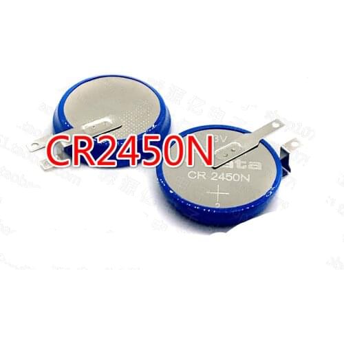 2PCS Brand new original CR2450N high temperature battery 3V CR2450HR CR2450
