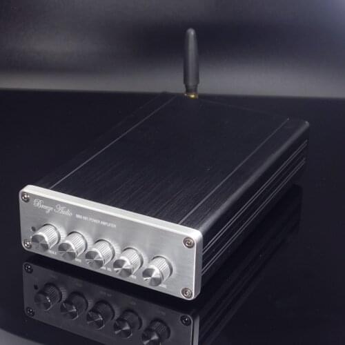 2021 New Breeze Audio DP1 HiFi 2.1 Channel TPA3116D2 Full Digital Audio Amplifier 50W*2+100W*1 Subwoofer Amplifier Bluetooth5.0