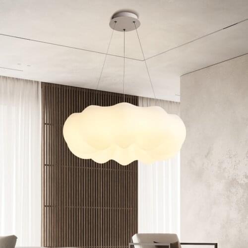 Free Shipping Modern Ceiling Room Beside Lamp For Living Room Study and Restaurant Minimalist Lamps Creative White Cloud Lamp
