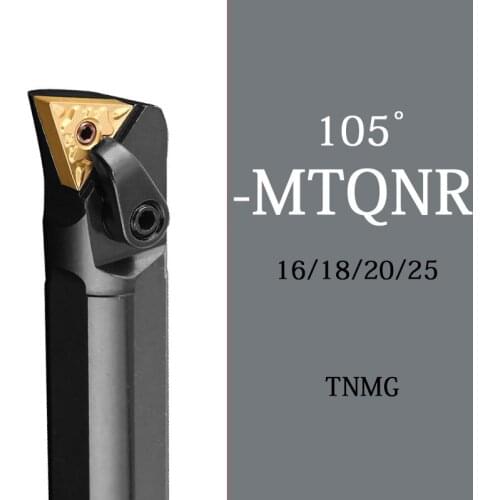CNC Metal Cutting Holder S18Q S20R S25S S16Q MTQNR16 MTQNL16 1PCS MTQNR Lathe Cutter With High Efficiency Turning Tools Shank