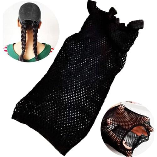 5Pcs Long Stretchy Wig Liner Cap Cover Mesh Hair Net Hat Hairpiece Accessory It can help you hold your hair in place.comfortable