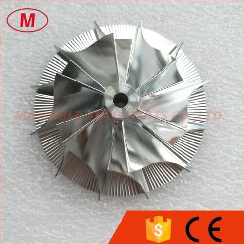 K16 5324-123-2006 Upgrade High Performance Turbo Aluminum 2618/Billet compressor wheel 51.34/76.69mm 6+6 blades For 5316-9886735