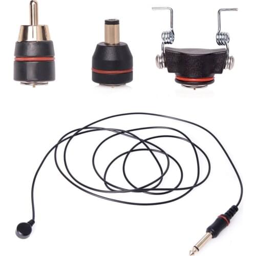2021 New Magnetic Tattoo Machine Hook Line Motor Machine Magnetic Adapter RCA/DC Clip Cord DC Cable