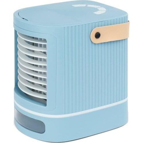 YenvK Air Conditioner Mini Air Cooler Desktop Fan USB Rechargeable For Travel Home And Bathroom