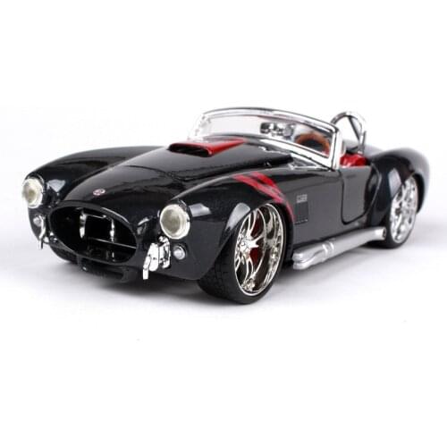 Simulation 1:24 1969 Shelby 427 modified retro alloy model car,collection&gift convertible classic car model,free shipping