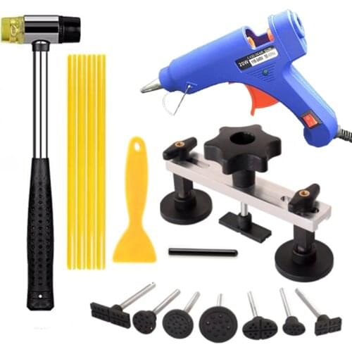 Car Dent Repair Tool Set 20W Glue Gun Hammers Car Repair Tool Dent Removal Tabs Removal Kits for Vehicle Car Dent Tools Kit